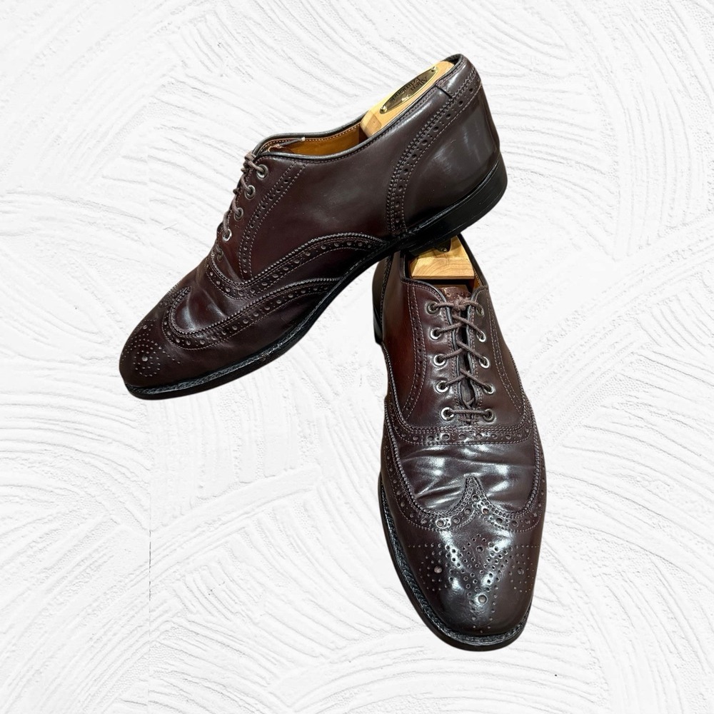 Alden X Brooks Brothers A764 Shell Cordovan #8 Wingtip Oxfords US 10.5(read)